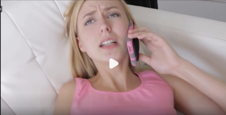 Stepsister Fucked While On The Phone